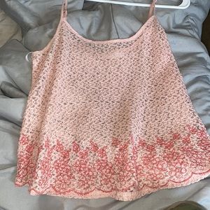 Pink tank top